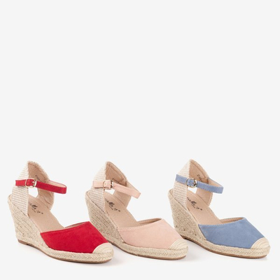 Puderkeilsandalen a'la espadrilles Tidem - Schuhe