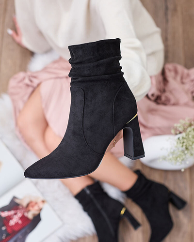 Royalfashion Schwarze Damen Aharha Stiletto-Stiefel