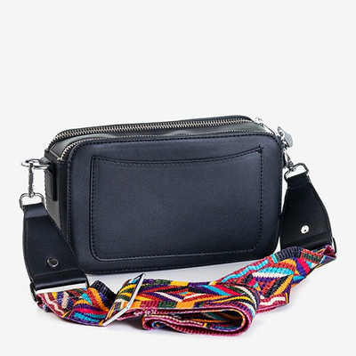 Kleine Umhängetasche in Weiß mit dekorativem Riemen - Handtaschen 1