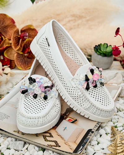 Royalfashion Damen durchbrochene Mokassins Nasfali