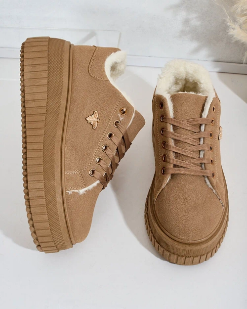 Royalfashion Утеплені жіночі кросівки з хутром Noxu