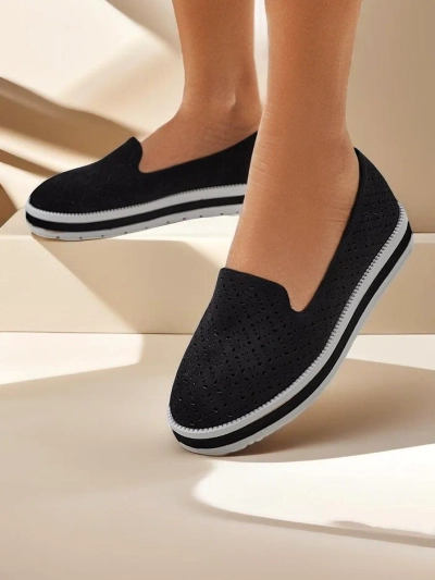 Royalfashion Damen Perforierte Loafers Cerrole