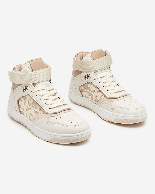 High-Top-Sportschuhe für Damen in Beige Retila - Schuhe
