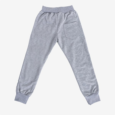 Сірі спортивні штани для хлопчиків - Штани