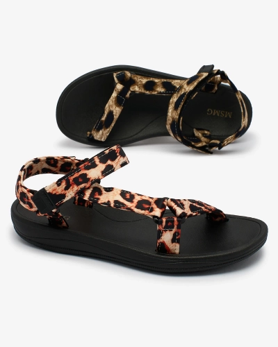 Royalfashion Beige Damensandalen Leonno
