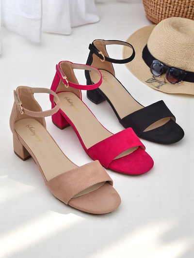 Royalfashion Damen Sandalen mit niedrigem Absatz SoftHeels