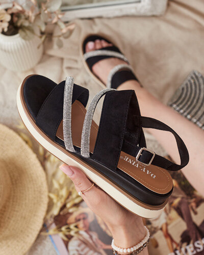 Royalfashion Damen Obissa Sandalen mit niedrigem Absatz