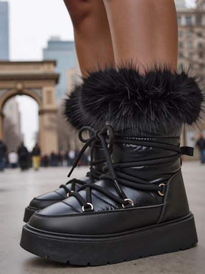 Royalfashion Damen Schneestiefel Melioz
