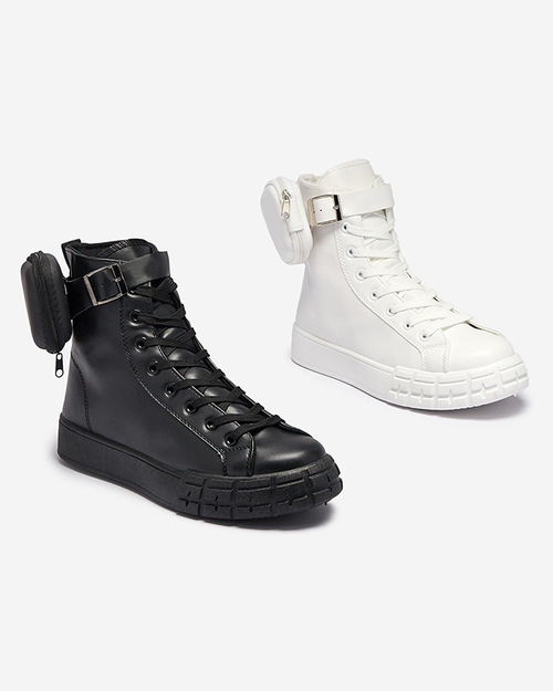 Чорні жіночі спортивні туфлі з сумкою Efiffe- Footwear