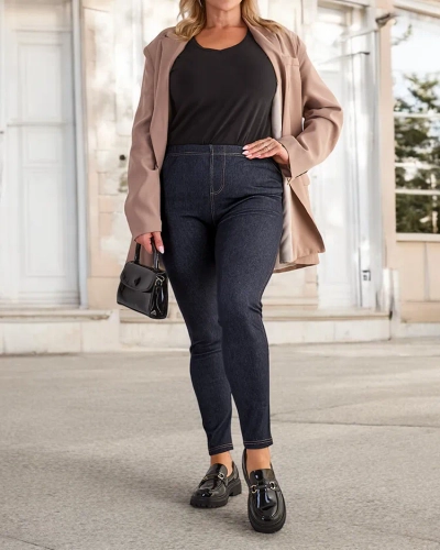 Royalfashion Damen Treggings PLUS SIZE Hose