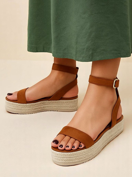 Royalfashion Damen Plateausandalen Finna