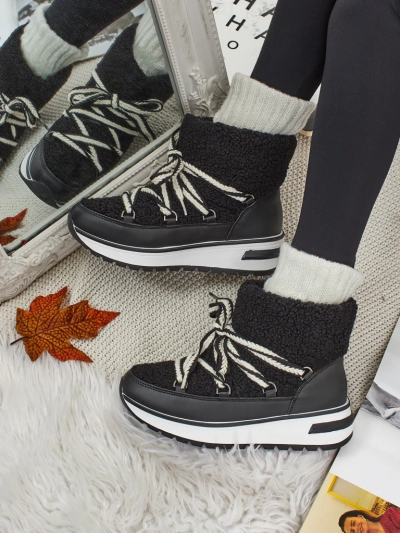 Damen Schneestiefel a'la mit Fell Verruna