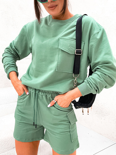 Royalfashion Damen-Sweatshirt-Set