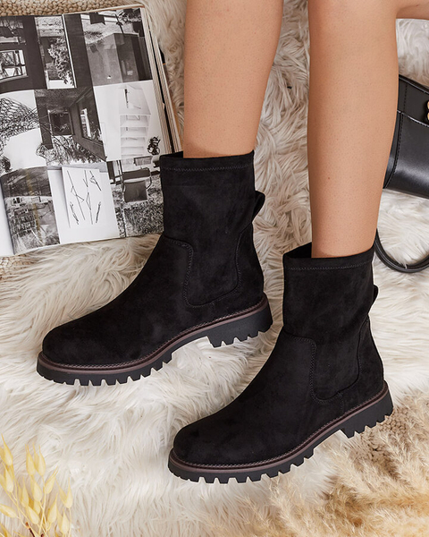 Royalfashion Gebimma Damenstiefel aus Öko-Wildleder