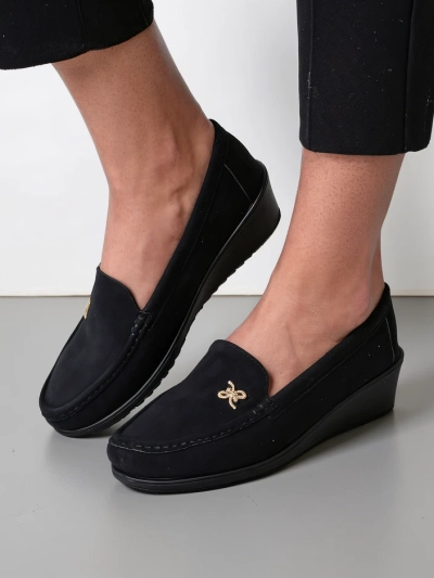 Royalfashion Жіночі мокасини на низькому каблуку Lomman