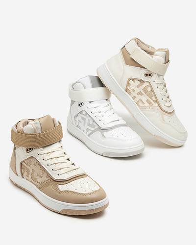 Hellbrauner Damen-Sportschuh mit hohem Schaft Retila - Footwear