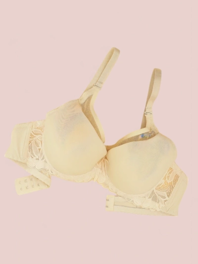 Royalfashion Damen gepolsterter Bh mit Netz