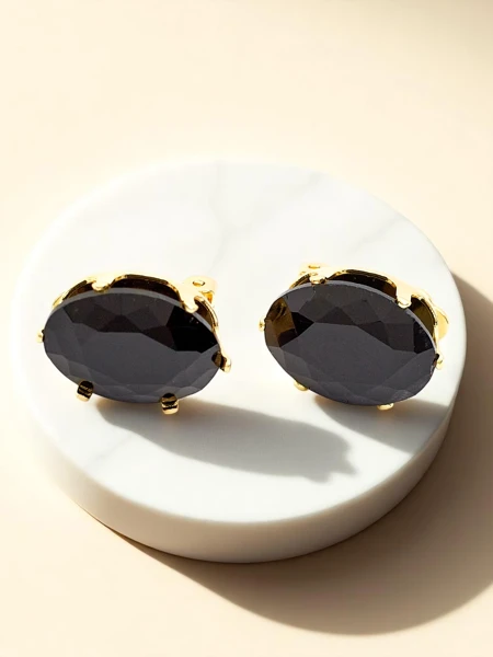 Royalfashion Damen-Clip-Ohrringe mit Kristall