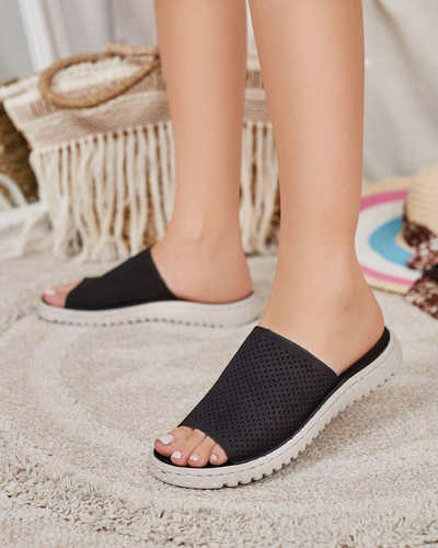 Royalfashion Durchbrochene Damen-Flip-Flops Ererra