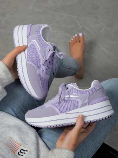 Royalfashion Damen Sport Platform Sneakers Revided