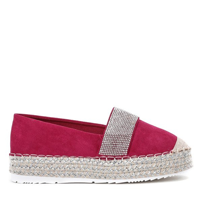 Fuchsia Espadrilles mit Zirkonia Anasdiea - Schuhe