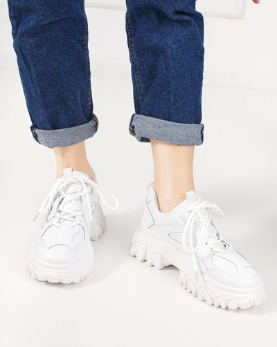 OUTLET Damen Sportschuhe, Turnschuhe, weiß Biutiza - Schuhe