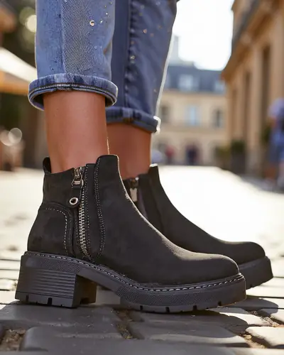 Royalfashion Damen Stiefeletten Fiefo