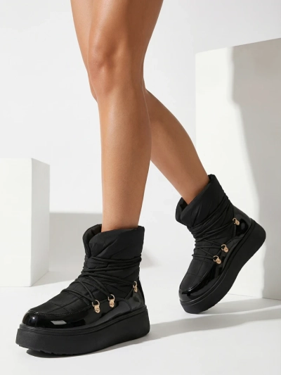 Жіночі снігоступи Royalfashion чорного кольору Dabenda