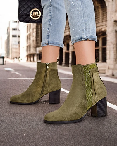 Damen-Stiefeletten mit hohem Absatz von Royalfashion Venotto