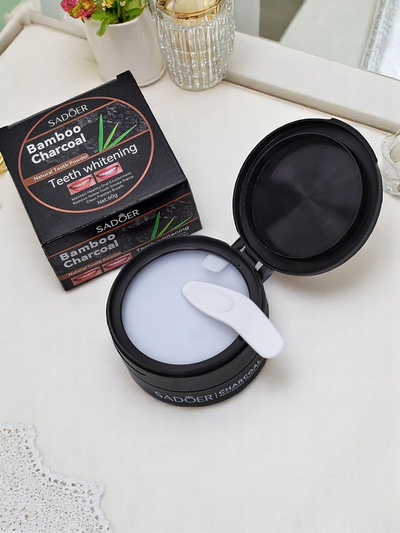 Sadoer Відбілюючий зубний порошок для видалення плям від кави, чаю та тютюну