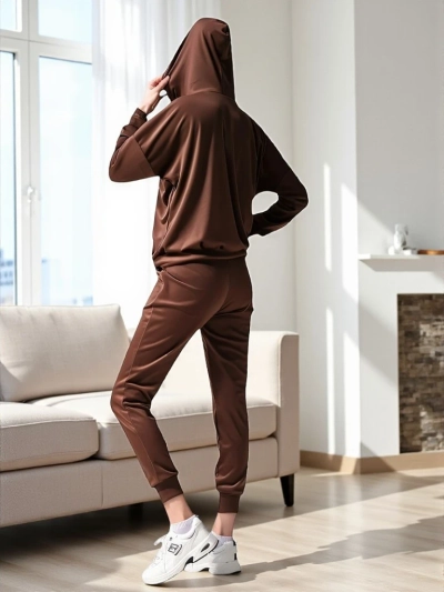 Royalfashion Damen-Set a'la Samt