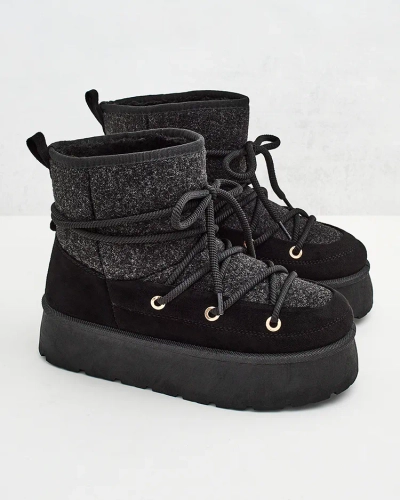 Royalfashion Damen-Schnürstiefel Filori