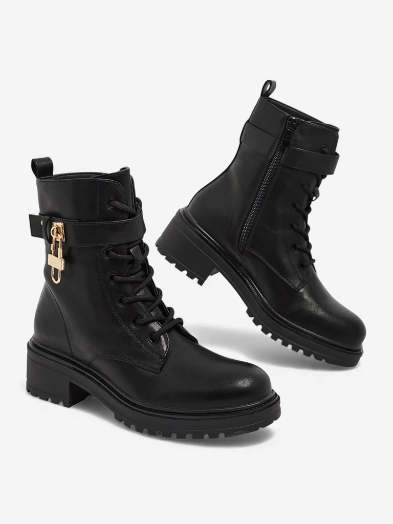 Öko-Leder Damenstiefeletten Taleves