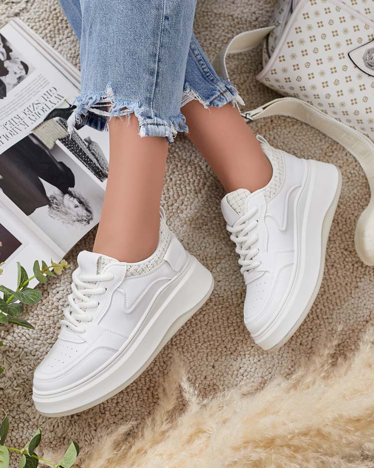 Royalfashion Sports Damen Plateau Turnschuhe Lincidi