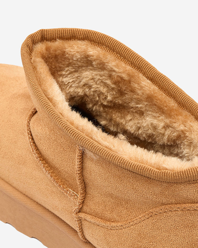 Royalfashion Braun Damen Plateau Schneestiefel Ersinella