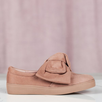 Rosa Slip-On mit Karisa-Schleife - Schuhe 1