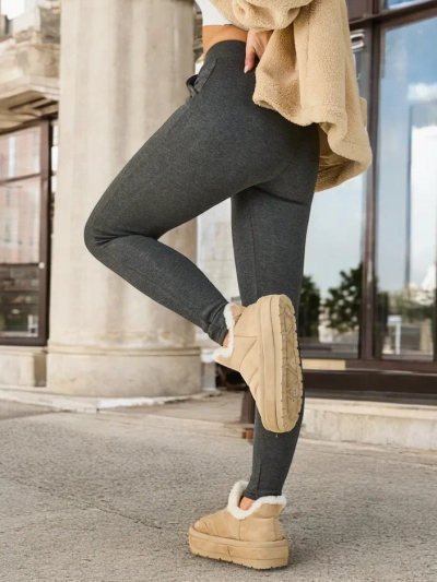 Royalfashion Damen warme Baumwollleggings