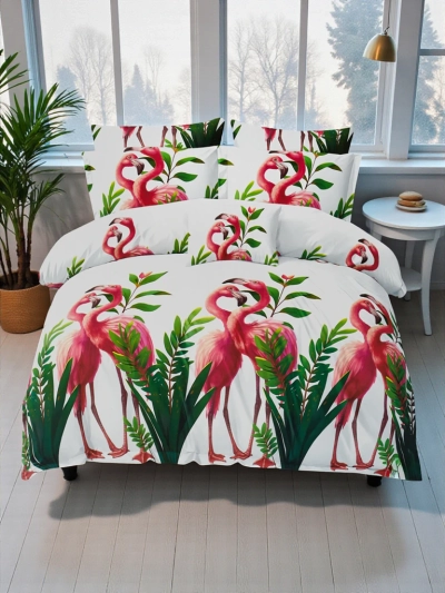 Royalfashion Gemusterte Bettwäsche 160x200 4-TEILIGES Set