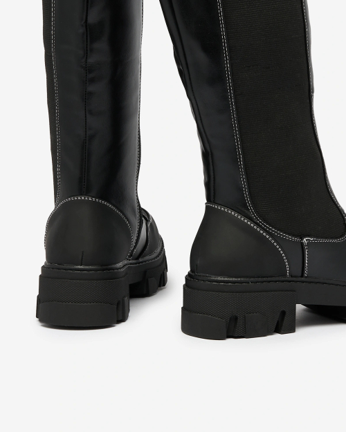 Жіночі напівчеревики Royalfashion чорного кольору Blyss