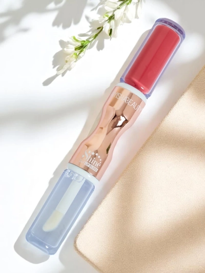 2-in-1 Lippenstift und transparenter Gloss Stay Curious