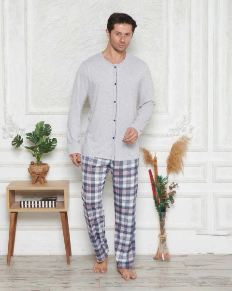 Royalfashion Baumwollherrenpyjamas