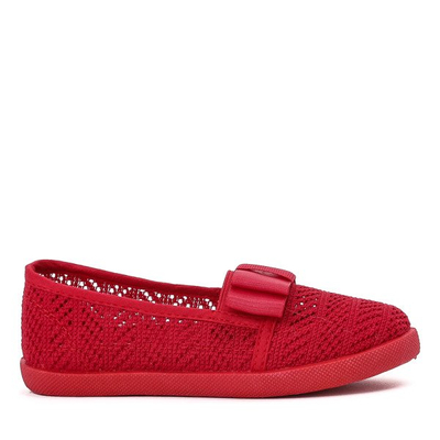 Rote Turnschuhe für Mädchen Tabbi - Schuhe