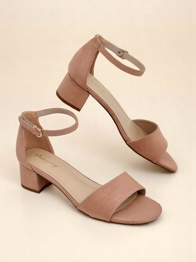 Royalfashion Damen Sandalen mit niedrigem Absatz SoftHeels