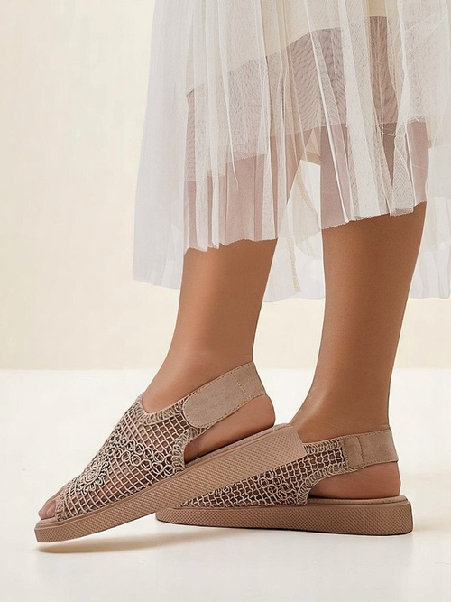 Royalfashion жіночі ажурні сандалі Levay з верхом