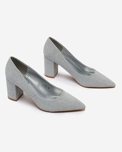 Royalfashion Women's Eotira Glitter Stiletto Post Top Pumps