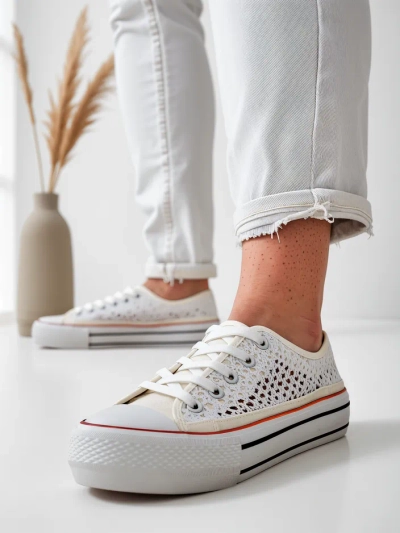Royalfashion Damen Perforierte Sneaker Nizzet
