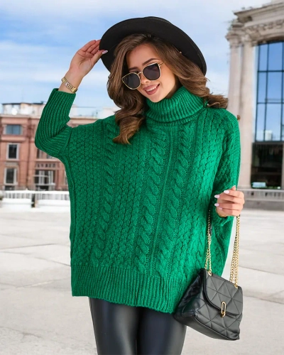 Royalfashion Damen-Rollkragenpullover
