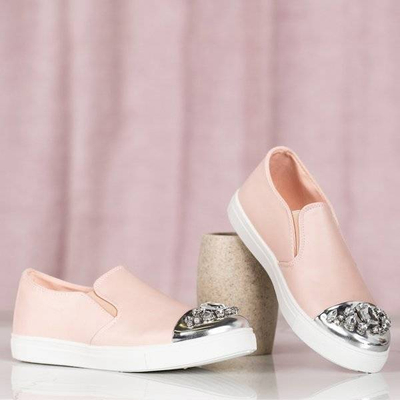OUTLET Pink Slip on mit dekorativem Zeh Theodara - Footwear