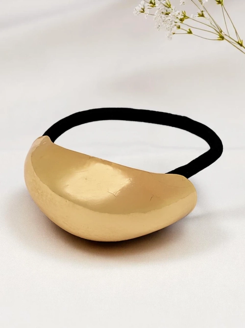 Royalfashion Гумка для волосся з напівкруглою прикрасою Halfmoon Twist