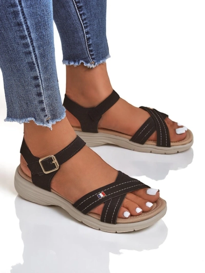 Royalfashion Damen Flache Sandalen Nirras